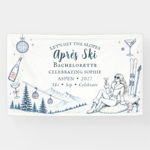 Après Ski Alpine Chic Bachelorette Party Banner