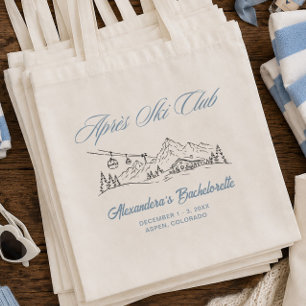Apres Ski Bachelorette Party Tote Bag