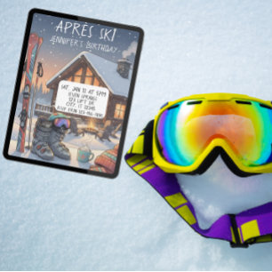 Après Ski Birthday Party Invitation