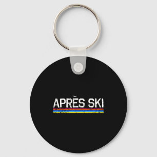 Apres ski bum snow skiing vacation winter sports A Key Ring