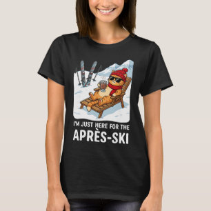 Après-ski Cat Skiing Men Women Kids Funny Après-sk T-Shirt