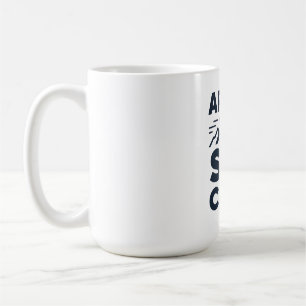 Apres Ski Club Mountain Logo - Custom Mens Winter Coffee Mug