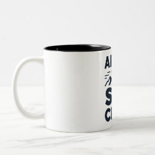 Apres Ski Club Mountain Logo - Custom Mens Winter  Two-Tone Coffee Mug