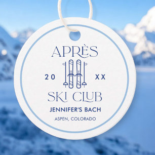 Apres Ski Club Winter Ski Bach Party  Favour Tags