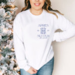 Apres Ski Club Winter Snow Ski Bachelorette Party Sweatshirt<br><div class="desc">Personalised Apres Ski Club Winter Ski Bachelorette Party Sweatshirt</div>