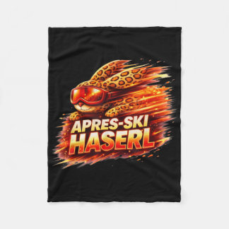 Après Ski Haserl Shirt – Skiing Winter Party Gift  Fleece Blanket