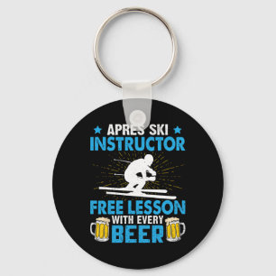 Apres-ski Instructor Free Lesson With Every Beer S Key Ring