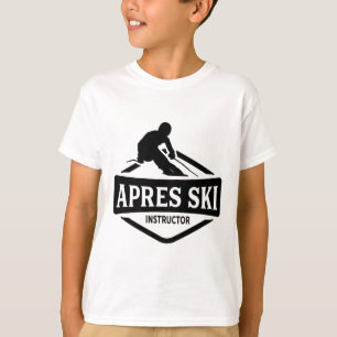 Apres Ski Instructor Party Afterski Skiing Skier T-Shirt