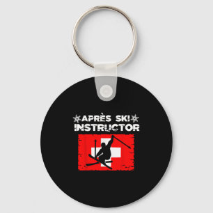 Apres Ski Instructor Party Fun Outfit Wintersport  Key Ring