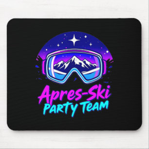 Apres ski party vibes – snowy mountain nightlife A Mouse Mat