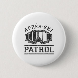 Apres Ski Patrol 6 Cm Round Badge