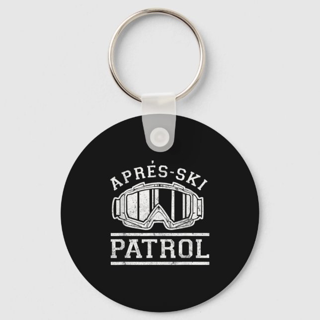 Apres Ski Patrol  Key Ring (Front)