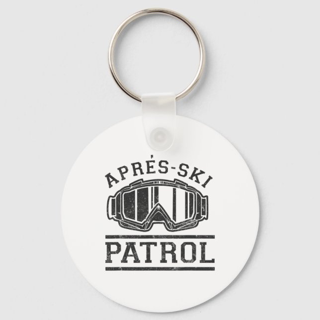 Apres Ski Patrol  Key Ring (Front)
