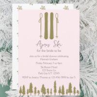 Apres Ski Pink Winter Bridal Shower