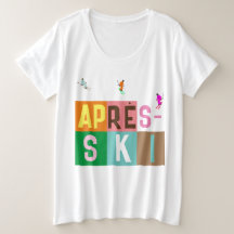 Après-ski Retro Skiers Colour Block