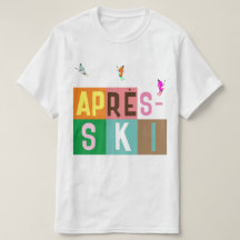 Après-ski Retro Skiers Colour Block  