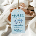 Apres Ski Sporty Winter Watercolor Bridal Shower Gift Tags<br><div class="desc">Apres Ski Winter Skiing Sporty Watercolor Bridal Shower Thank you Gift Tags - Personalised Winter Bridal Shower Decor for favours and gifts - Après Ski Themed Bridal Shower - The perfect bridal shower decor to elevate your favours and gifts for a ski themed bridal shower or après-ski winter wonderland bridal...</div>