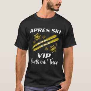Apres-Ski Vip Girls on Tour Bunny Ski Rabbit Party T-Shirt