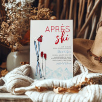 Apres-Ski Watercolor Winter Bridal Shower