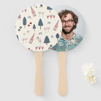Apres Ski Weekend Bachelorette Game Grooms Face Hand Fan