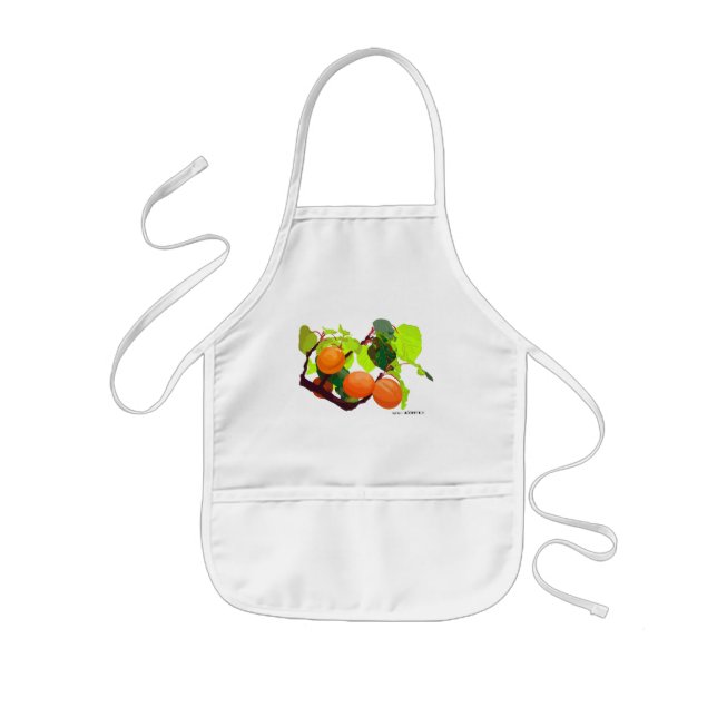 Apricot ADDICTION Kids Apron (Front)