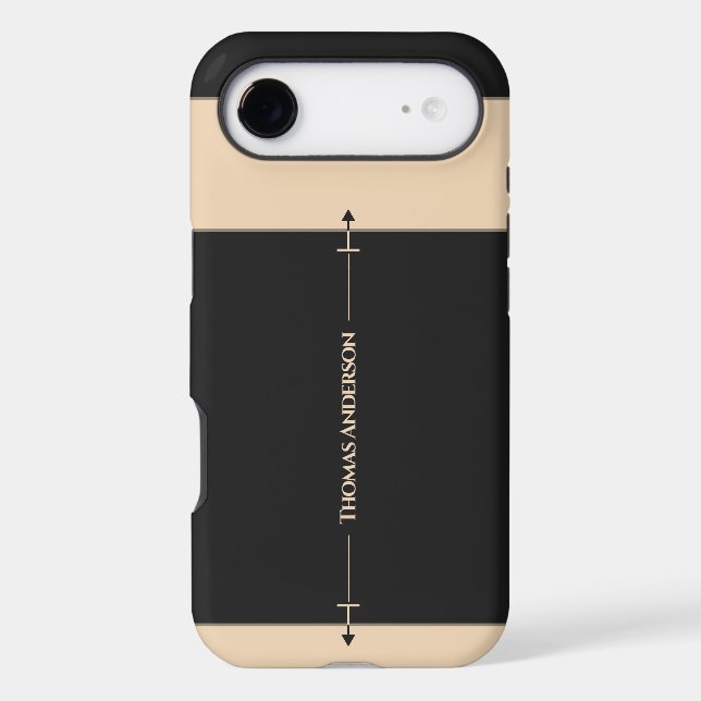 Apricot and Almost Black, Center Name (Back)