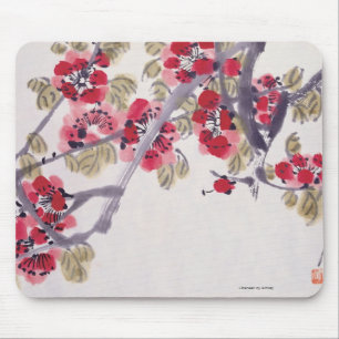 Apricot Blossoms Mouse Mat