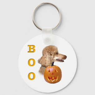 Apricot Coated Poodle Boo Key Ring