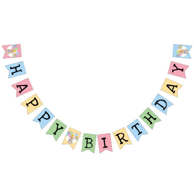 Apricot Cockapoo Cavapoo Dog Birthday Party Bunting (All)