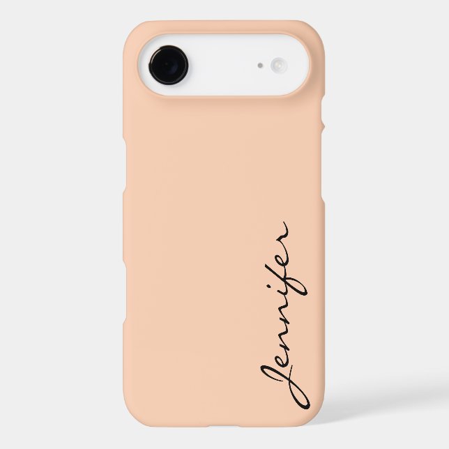 Apricot colour background Case-Mate iPhone case (Back)