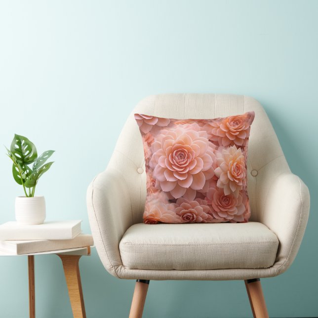 Apricot Crush Colour of the Year 2024 Cushion (Chair)