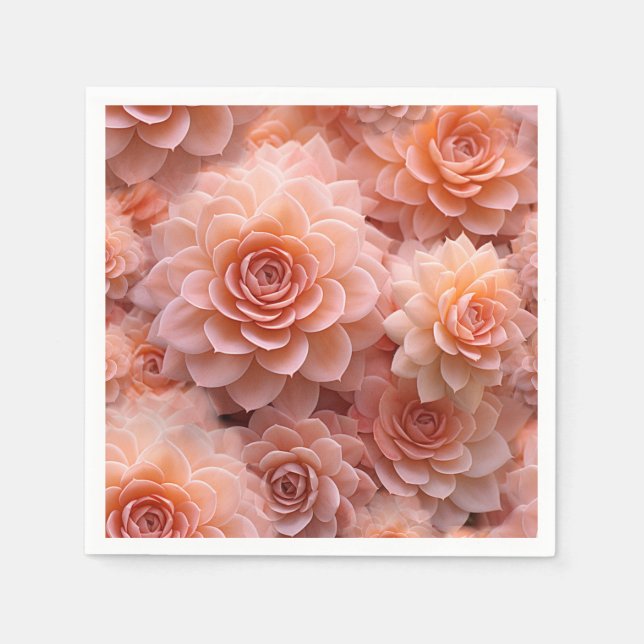 Apricot Crush Colour of the Year 2024 Napkin (Front)