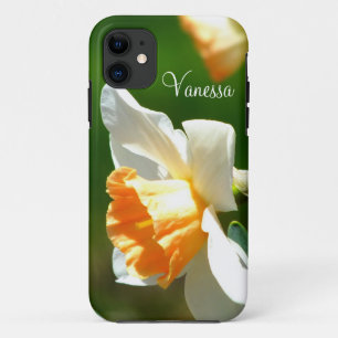 Apricot Daffodil iPhone 5 Case *Personalised*