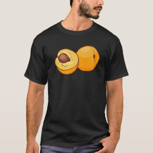 Apricot Fruit Food Vegan Vegetarian T-Shirt