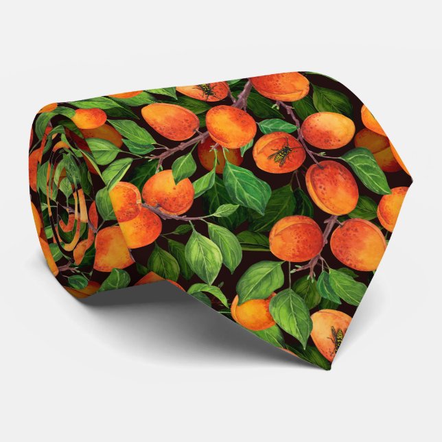 Apricot garden 1 tie (Rolled)