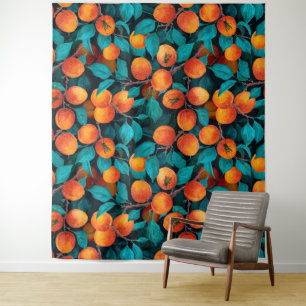 Apricot garden 2 tapestry