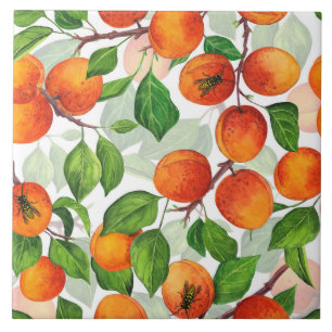 Apricot garden 3 tile