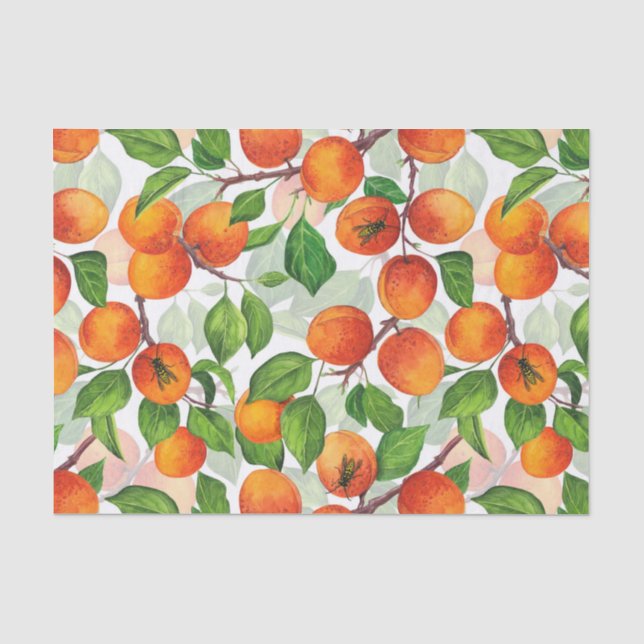 Apricot garden 3 tissue paper (Front)
