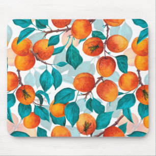 Apricot garden 4 mouse mat