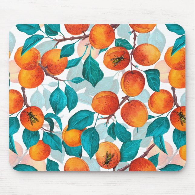 Apricot garden 4 mouse mat (Front)
