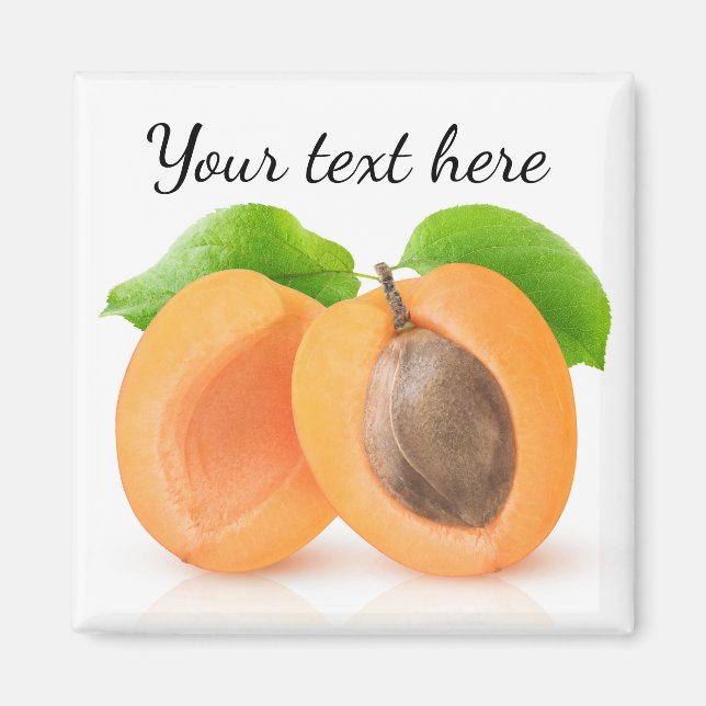 Apricot halves magnet (Front)