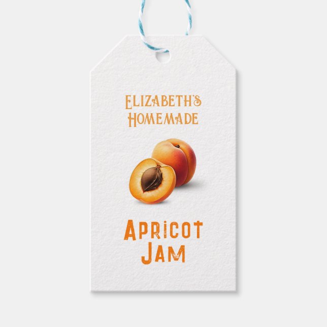 Apricot Jam Gift Tags (Front)