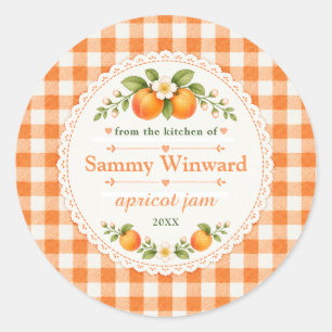 Apricot Jam Homemade Gift Label
