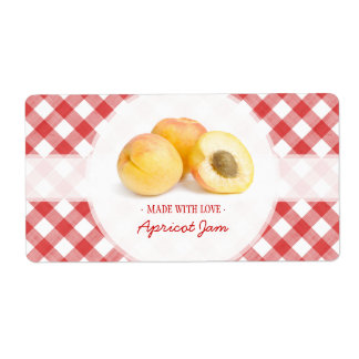 Apricot Jam label