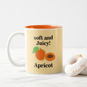 Apricot Juicy Fruit Two-Tone Coffee Mug