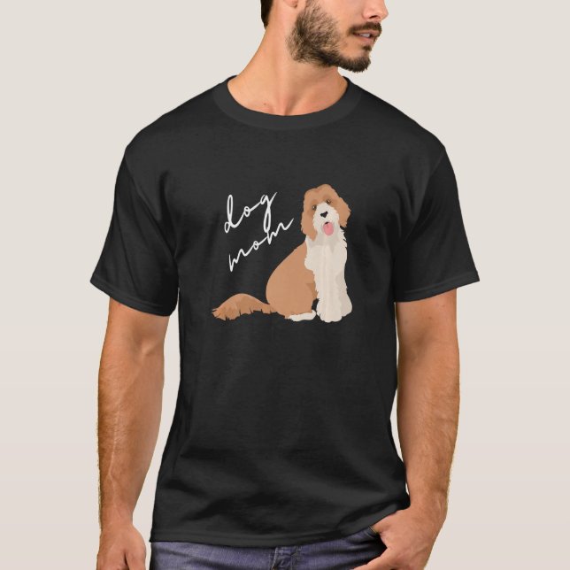 Apricot Labradoodle Dog Mum Woman T-Shirt (Front)