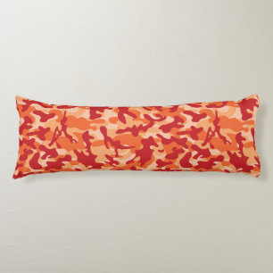 Apricot Lava Camouflage Body Cushion