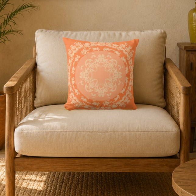 Apricot Medallion Cushion (Creator Uploaded)