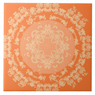 Apricot Medallion Tile