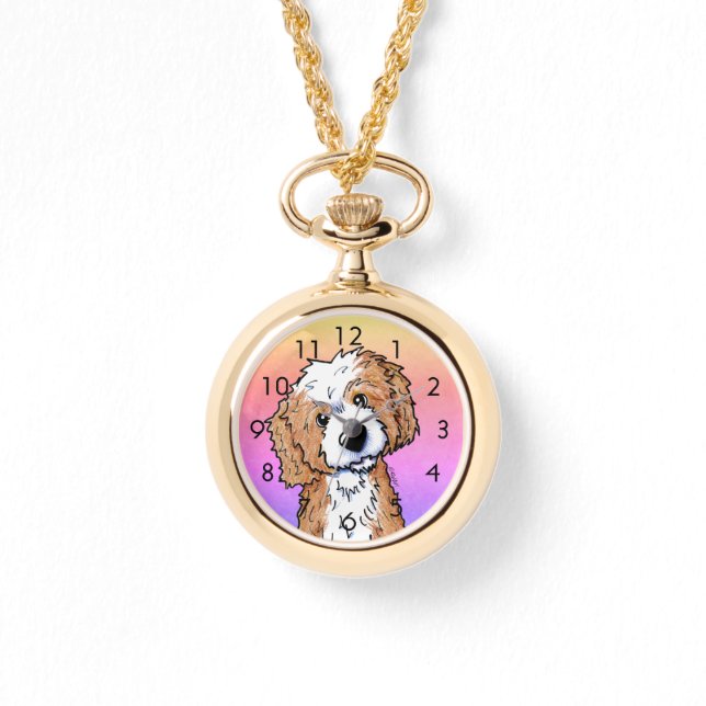 Apricot Parti DOODLEMOJI Watch (Front)